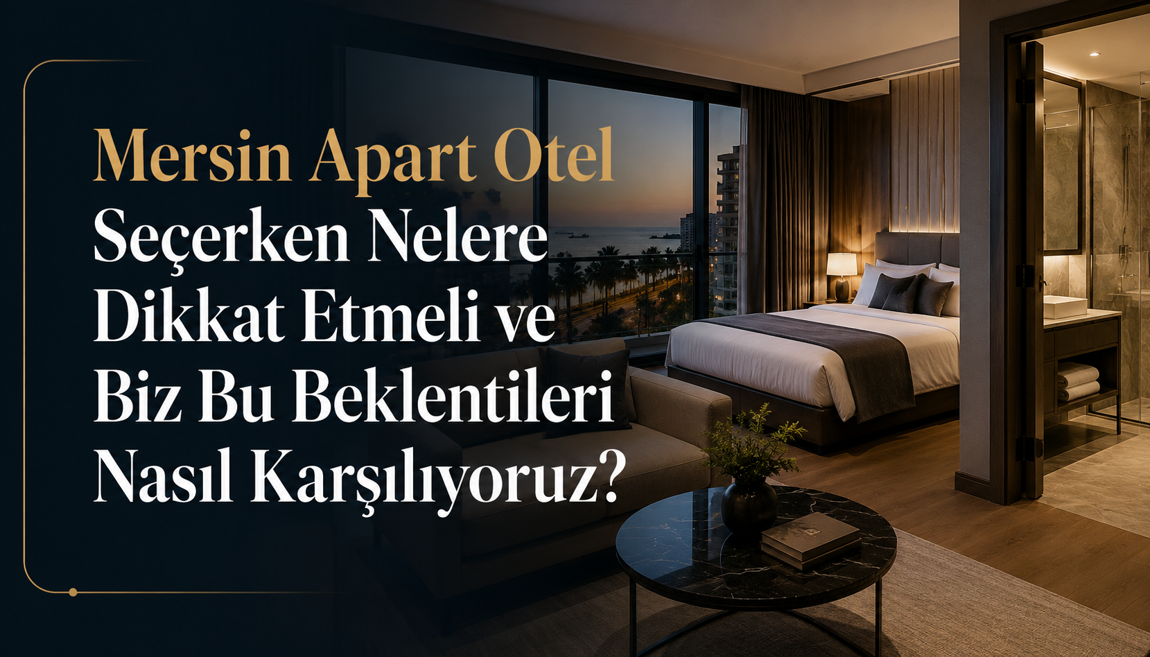 Mersin Apart Otel Seçerken Nelere Dikkat Etmeli ve Biz Bu Beklentileri Nasıl Karşılıyoruz?