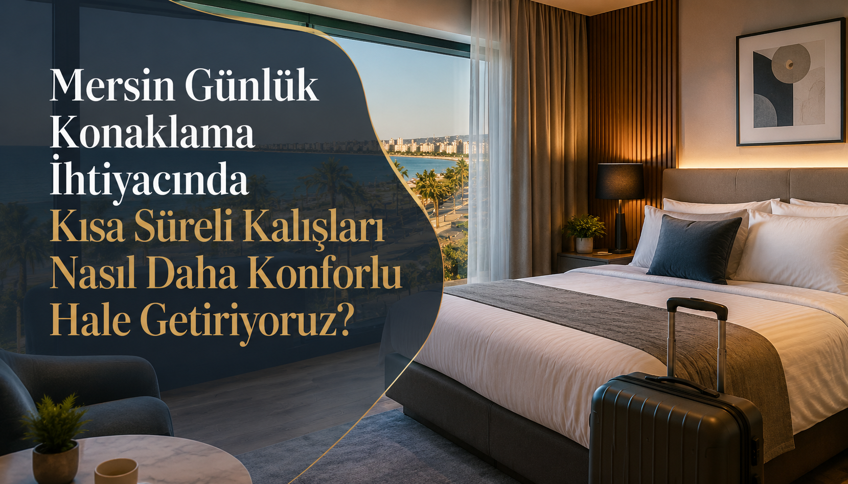 Mersin Günlük Konaklama İhtiyacında Kısa Süreli Kalışları Nasıl Daha Konforlu Hale Getiriyoruz?