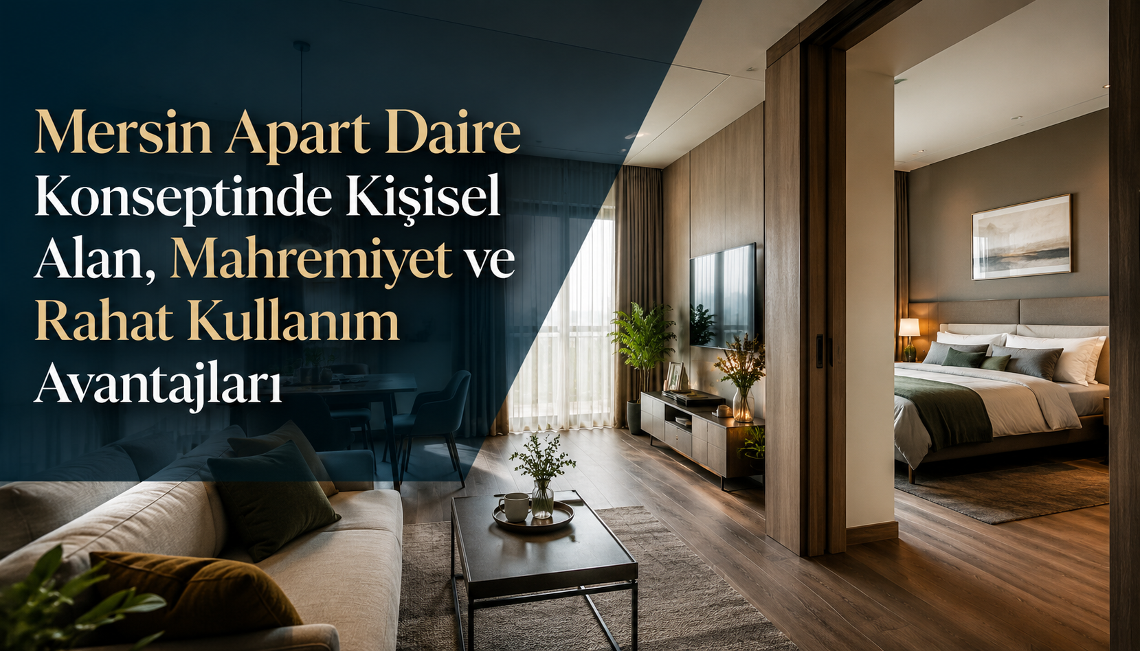 Mersin Apart Daire Konseptinde Kişisel Alan, Mahremiyet ve Rahat Kullanım Avantajları